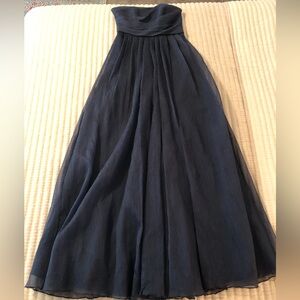 White by Vera Wang Navy Blue Dress, Size 0